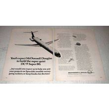 1978 McDonnell Douglas DC-9 Super 80 Ad - Super Quiet