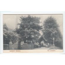 The Lych Gate Harrow Church Middlesex Postcard