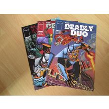 MINI-SERIES - THE DEADLY DUO THREE ISSUE SET (1994).