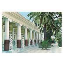 PORTICO OF THE MUSES, CORFU, GREECE unused postcard =