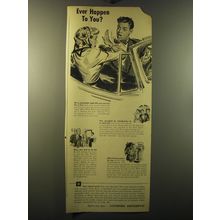 1949 Listerine Antiseptic Ad - Ever Happen to you?