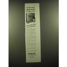 1946 General Aniline and Film Corporation Ozalid Machines Advertisement