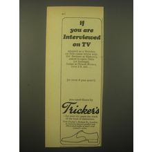 1966 Tricker's Shoes Ad - If you are interviewed on TV
