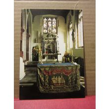 LADY CHAPEL, ST. JOHN THE BAPTIST CHURCH, AXBRIDGE, SOMERSET. unused postcard #