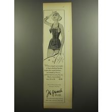 1952 John Wanamaker Sea Molds Swimsuit by Flexees Ad - White-winged curve-maker