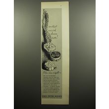 1955 Saks Fifth Avenue Music Box Charm Ad - Smallest Musical charm ever