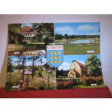 multiview, GARTOW, GERMANY unused postcard #