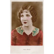 Mary Brian Film Star Hand Tinted Coloured Real Photo Postcard
