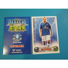 Lars Jacobsen - Everton - Match Attax 2008/09 Football Card
