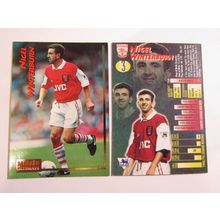 3. Nigel Winterburn - Arsenal - Merlin Ultimate P.L 1995/96 Football Card (ef1)