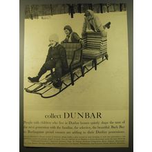 1961 Dunbar Chairs Advertisement - Collect Dunbar