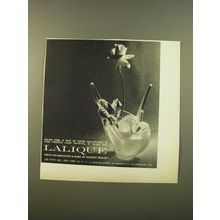 1961 Lalique Sylvie Vase Advertisement