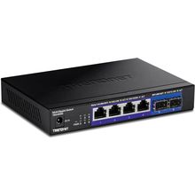 Trendnet 6-Port Unmanaged Multi-Gig Switch, 4 X 2.5GBASE-T Ports, 2 X 10G SFP+ P