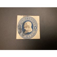 ICOLLECTZONE US Postal Stationary Cut Square U108