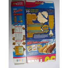 Nestle - Shreddies 2003 Treasure Planet Cereal Box Build your Galleon