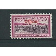 New Zealand official stamps centnnial sgo146 sg o146 hm