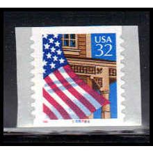 2915A 32c U.S. Flag Over Porch Fine MNH CNS 88888A P/UL PA3457