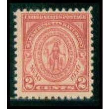 682 2c Massachusetts Just Clears MNH M07100