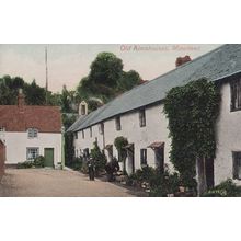 Minehead Old Almshouses Postcard