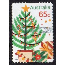 Australia 2023 Christmas - Christmas Tree 65c s/a Used