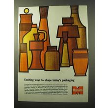 1964 Monsanto Packaging Division Ad - Exciting Ways