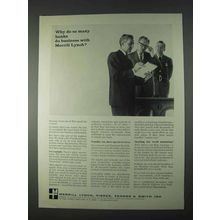 1966 Merrill Lynch Ad - Many Banks Do Business With