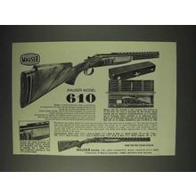 1973 Mauser Model 610 Shotgun Ad