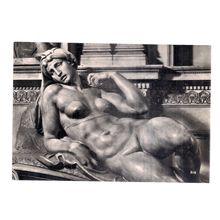 THE DAY BREAK, MICHELANGELO , FIRENZE, ITALY unused vintage postcard. /