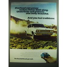 1969 Vauxhall Victor 1600 Car Ad - Overhead cam power rockets Victor 1600