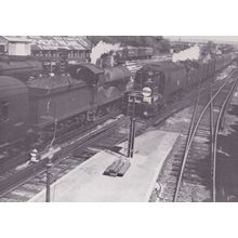 Battle Of Britain Pacific Train 31779 at Faversham Station Postcard