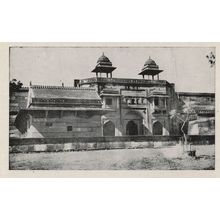 Jodha Bai King Akbar Great Palace Sikri India RPC Postcard
