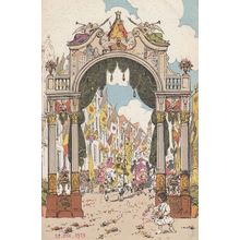 Hanswyckfeesten Meschelschen Antique 1913 Painting Religious Postcard