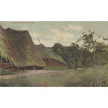 Chief's House Ode Omu Osun State Nigeria African Old Postcard
