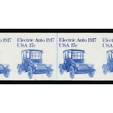 1906b, MNH 17¢ Transitional Imperforate Strip With PL# 2 Error - Stuart Katz