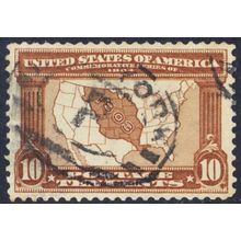 327, Used XF 10¢ Louisiana Purchase * Stuart Katz