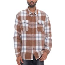 Men's Checkered Soft Flannel Shacket