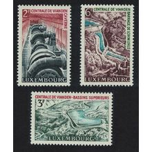 Luxembourg Inauguration of Vianden Reservoir 3v 1964 MNH SG#740-742 MI#693-695