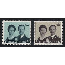 Luxembourg Accession of Grand Duke Jean 2v 1964 MNH SG#748-749 MI#701-702