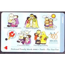 National Family Week 2000 S'pore TransitLink Train/Bus Card