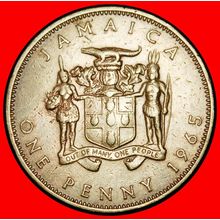Ⰶ GREAT BRITAIN (1964-1967):JAMAICA★1 PENNY 1965! CROCODILE★LOW START★NO RESERVE