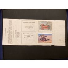 ICOLLECTZONE US RW52 1987 Wisconsin License with Stamp (A100)