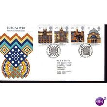 1990 'EUROPA; F.D.C ('GLASGOW CANCELLED) (EBID356)