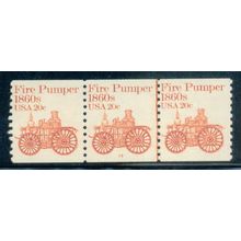 1908v 20c Fire Pumper Fine MNH Dry Gum PNC 13/3 W0265
