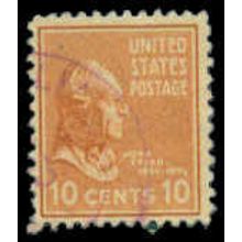 Used 815 10c John Tyler Fine M07946