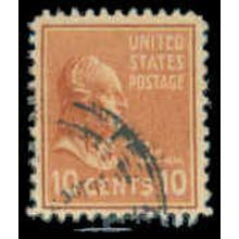 Used 815 10c John Tyler Fine M07962
