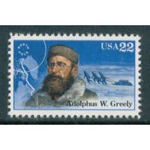 2221 22c Adolphus Greely Fine MNH V5105