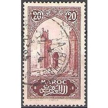 Maroc 1917 Michel 27 O Cote (2005) 2.70 € Rabat Porte de Chellah Cachet rond