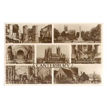 CANTERBURY multiview unused postcard 1933 by Valentine 220134? /