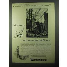 1931 Westinghouse Electric Ad - Builders of Ships