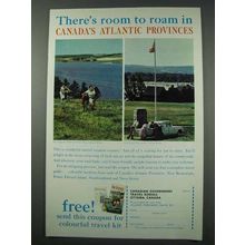 1961 Canada Atlantic Provinces Tourism Ad - Roam